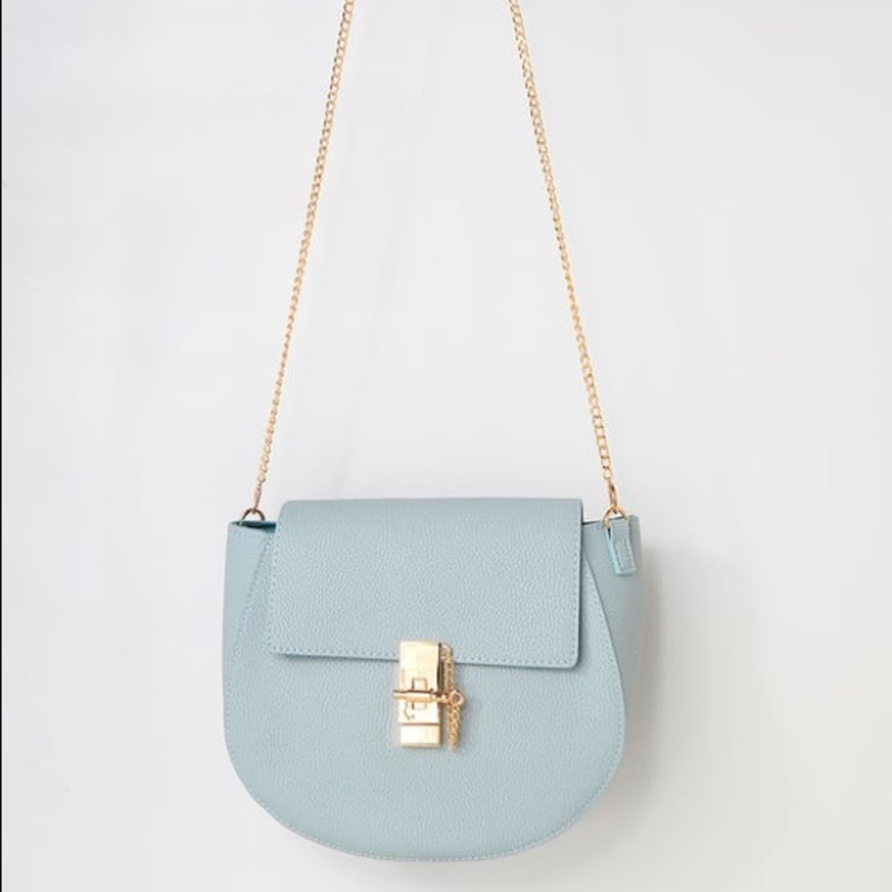 Sincerely Stylish Light Blue Purse